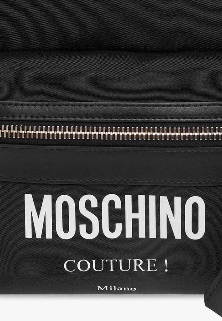 商品Moschino|Logo Print Nylon Backpack,价格¥6282,第5张图片详细描述