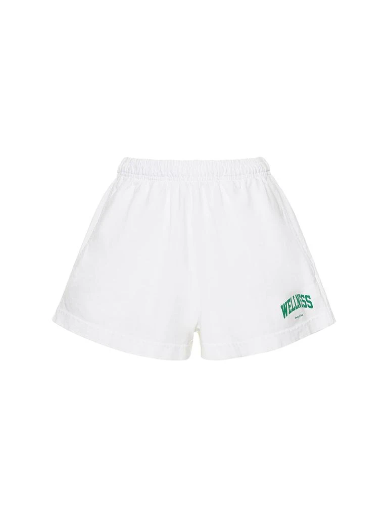 商品Sporty & Rich|Wellness Ivy Cotton Disco Shorts,价格¥671,第1张图片