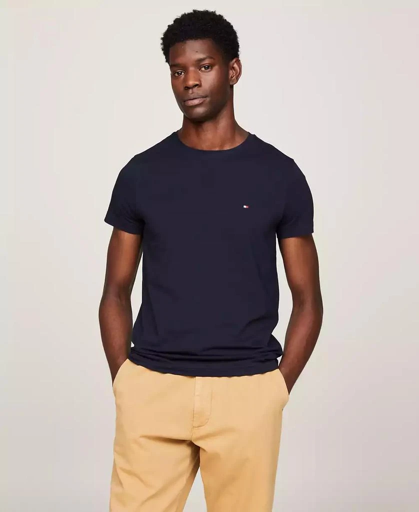 商品Tommy Hilfiger|Men's Stretch Cotton Slim-Fit T-Shirt,价格¥305,第1张图片