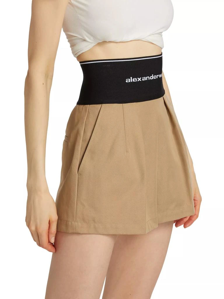 商品Alexander Wang|Banded Logo Waist Shorts,价格¥3753,第4张图片详细描述