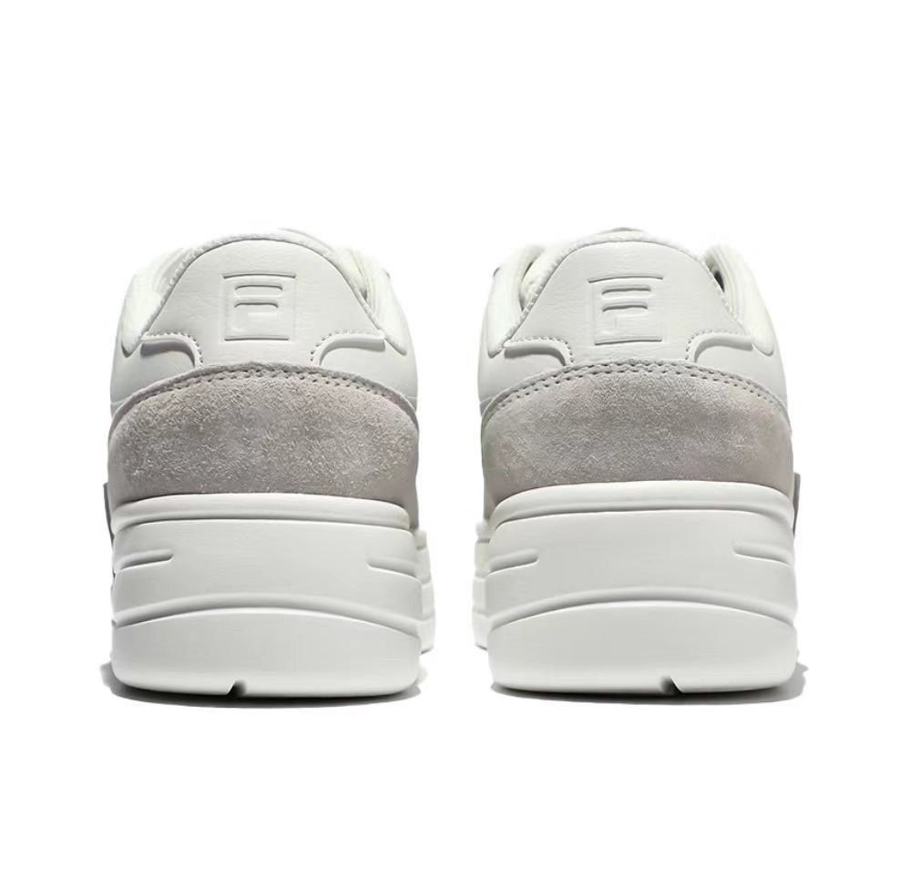 【享贝家】（预售款）FILA 斐乐 厚底低帮板鞋 男女同款 米白 韩版 1TM00622D920商品第5张图片规格展示
