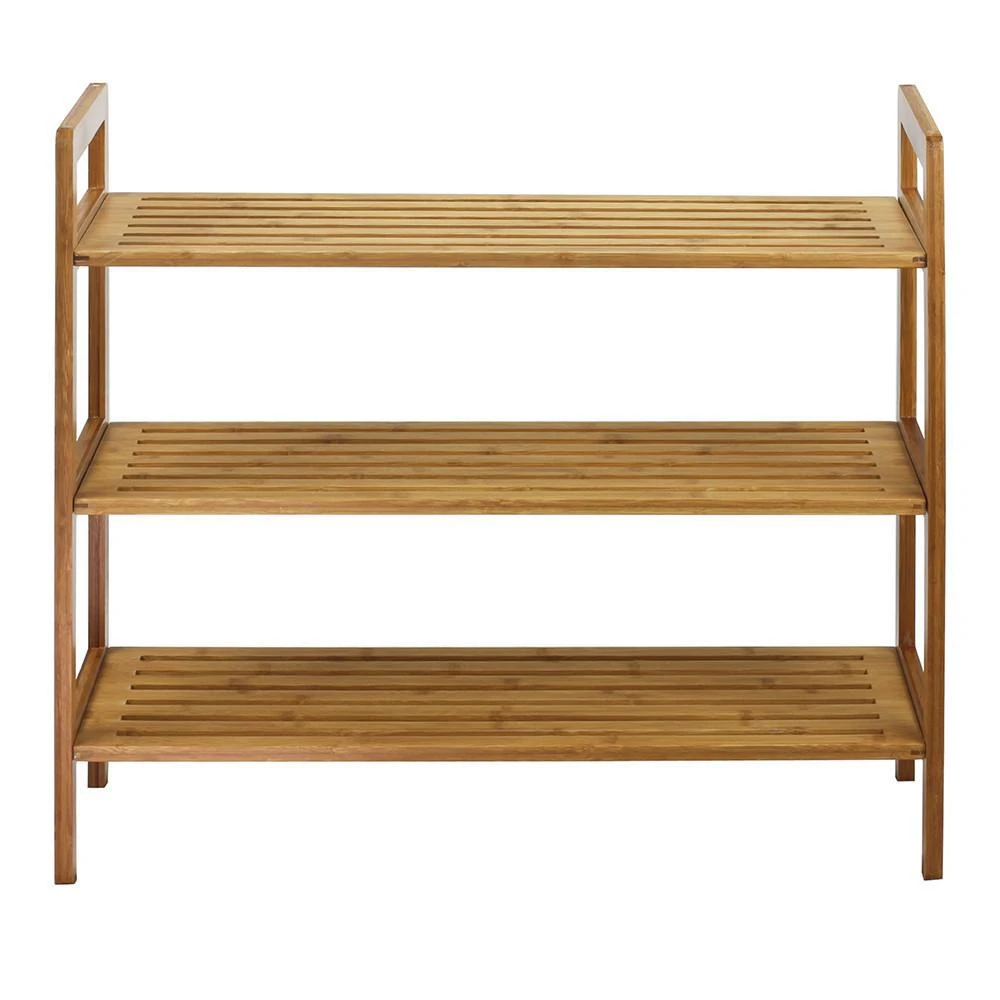 商品Oceanstar|3-Tier Bamboo Shoe Rack,价格¥538,第1张图片