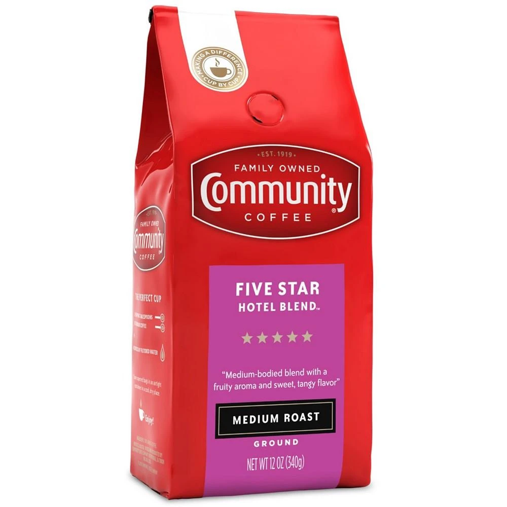 5 Star Hotel Blend Medium Roast Premium Ground Coffee, 12 Oz - 6 Pack 商品
