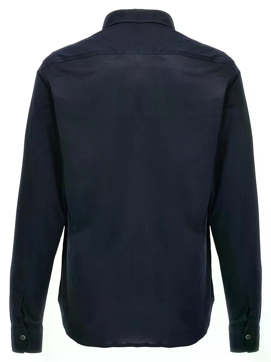 商品【商品预售7天】 Kiton|Kiton 男士衬衫 UMCBUBAK06R4911000 蓝色,价格¥3117,第3张图片详细描述