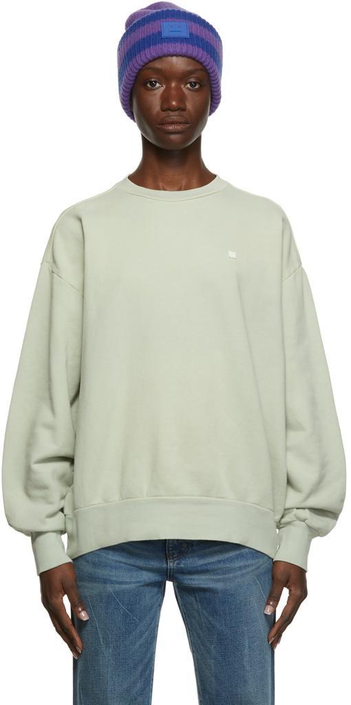 商品Acne Studios|Green Relaxed Sweatshirt,价格¥2401,第1张图片