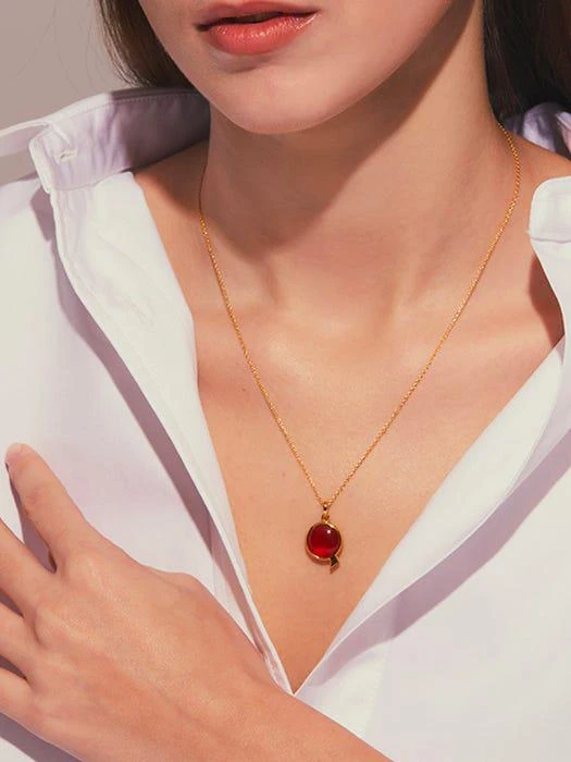 商品hyeres-lor|Penny d' Or M 14K Necklace Sard HL1N8A071Y4500,价格¥5633,第2张图片详细描述