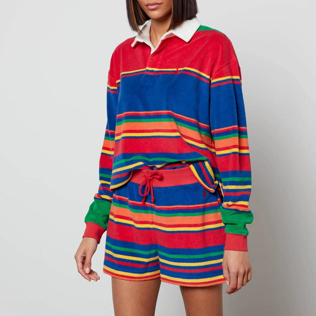 商品Ralph Lauren|Polo Ralph Lauren Women's Stripe Rugby Polo Shirt - Multi,价格¥708,第1张图片