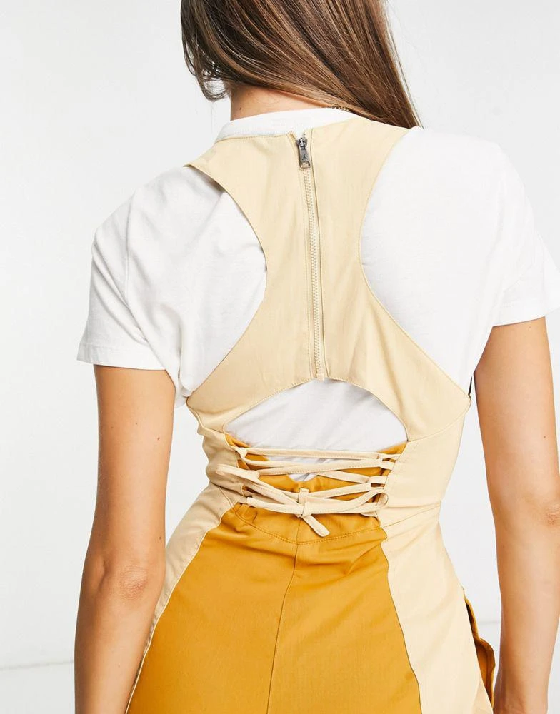 商品Jordan|Jordan 23 Engineered Chicago corset trousers in sesame beige,价格¥534,第3张图片详细描述