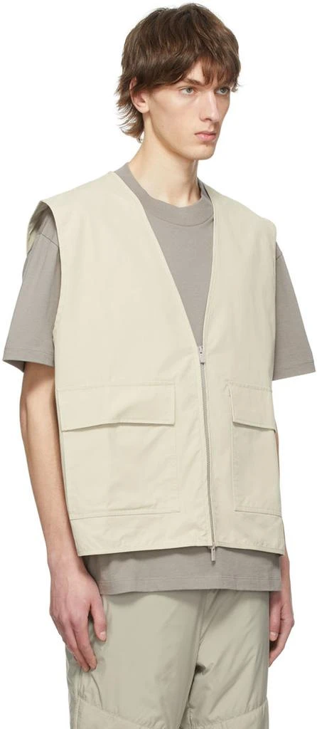 商品Essentials|Beige Cotton Vest,价格¥267,第2张图片详细描述