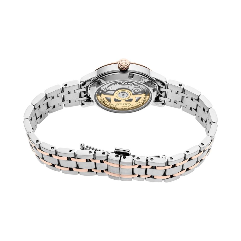 Women's Automatic Presage Two-Tone Stainless Steel Bracelet Watch 34mm商品第3张图片规格展示