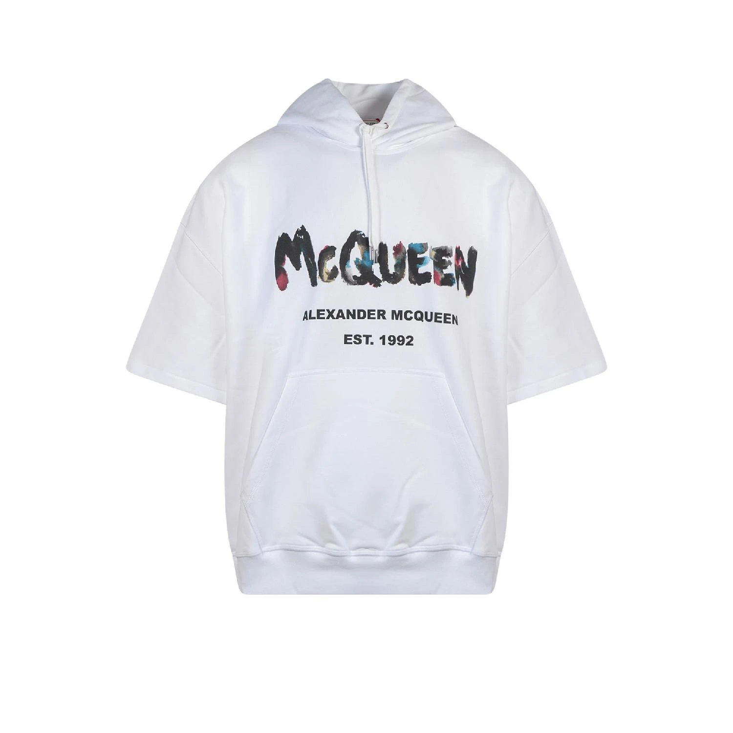 商品Alexander McQueen|【特惠4.1折】包邮包税【预售7天发货】 ALEXANDER MCQUEEN 2023春夏 男士 卫衣 针织毛衣 1807727 727689QUZ360900 ,价格¥3011,第1张图片