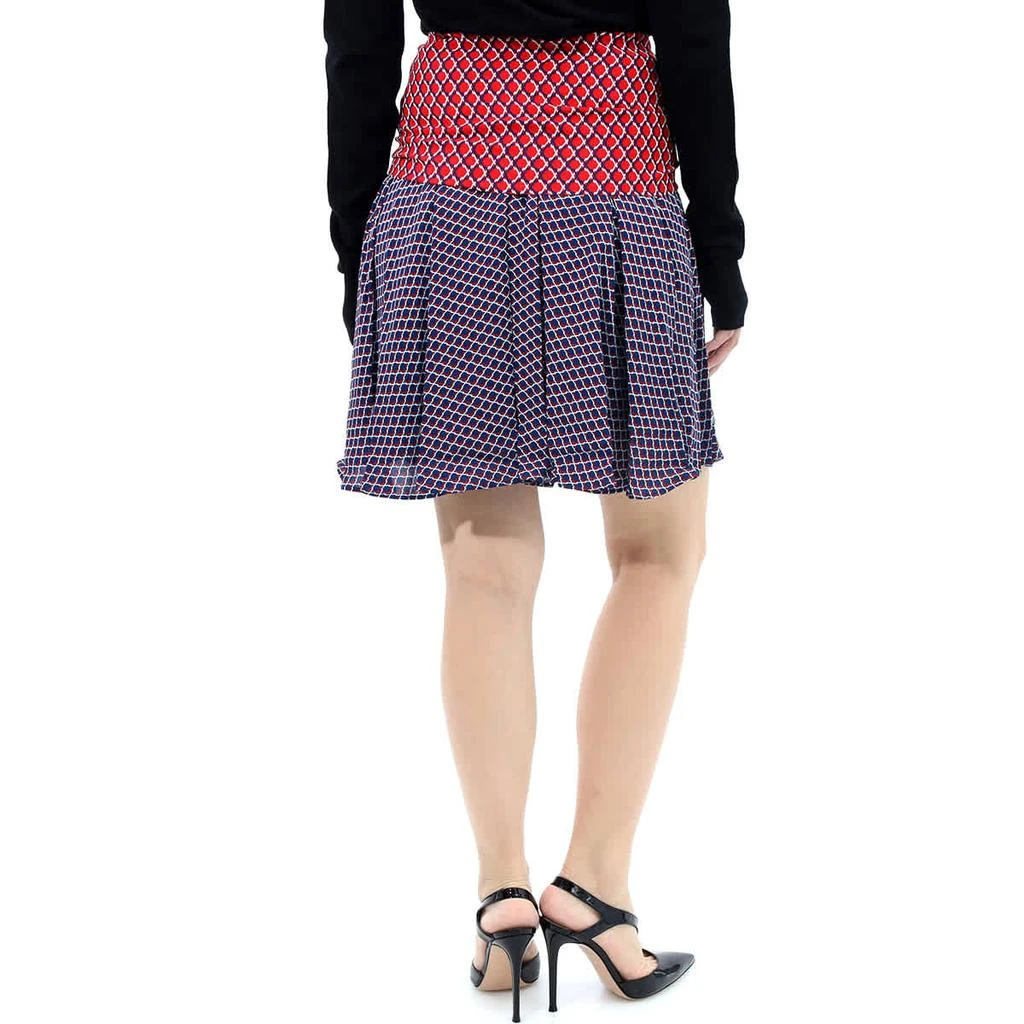 商品Kenzo|Ladies Panelled Geometric-print Flared Skirt,价格¥764,第3张图片详细描述