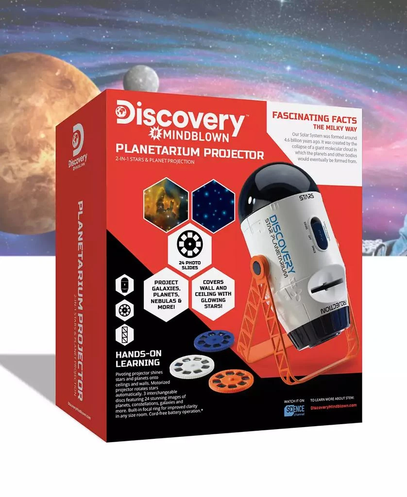 商品Discovery #MINDBLOWN|2合1可逆天文馆太空投影仪 (建议3岁以上),价格¥182,第4张图片详细描述