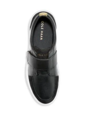 商品Cole Haan|Grand Crosscourt Monk-Strap Leather Sneakers,价格¥321,第4张图片详细描述