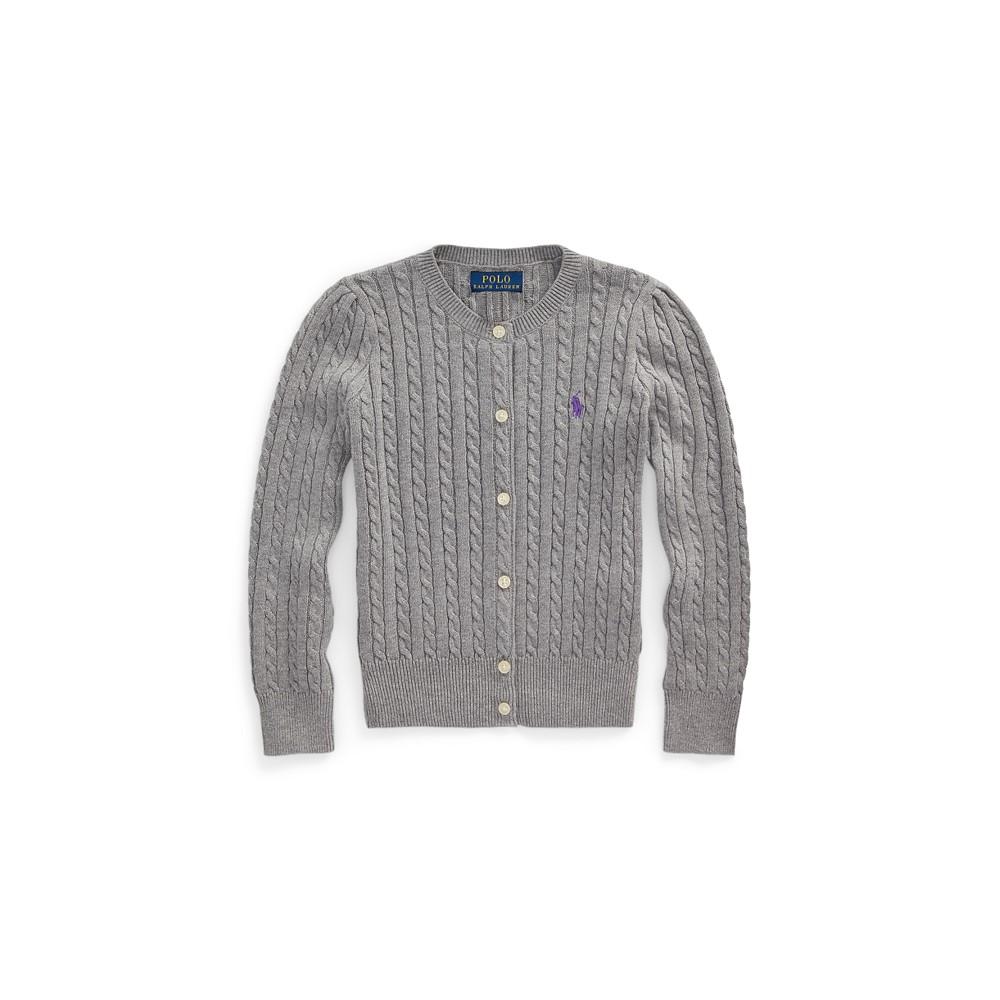 Polo Ralph Lauren | Toddler and Little Girls Mini-Cable Cotton Cardigan 340.52元 商品图片