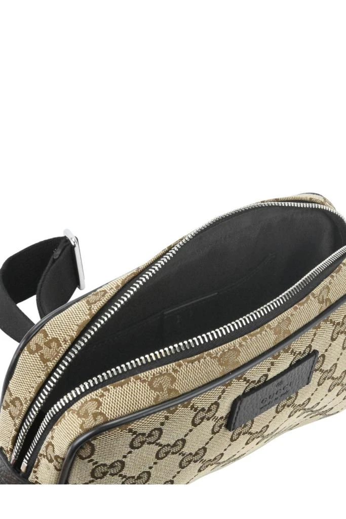 商品Gucci|Belt bag with brown GG fabric and leather,价格¥5886,第4张图片详细描述