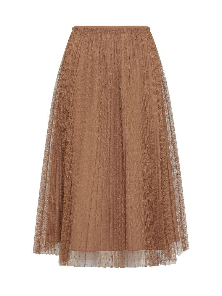 REDValentino Elasticated Waistband Tulle Skirt商品第1张图片规格展示