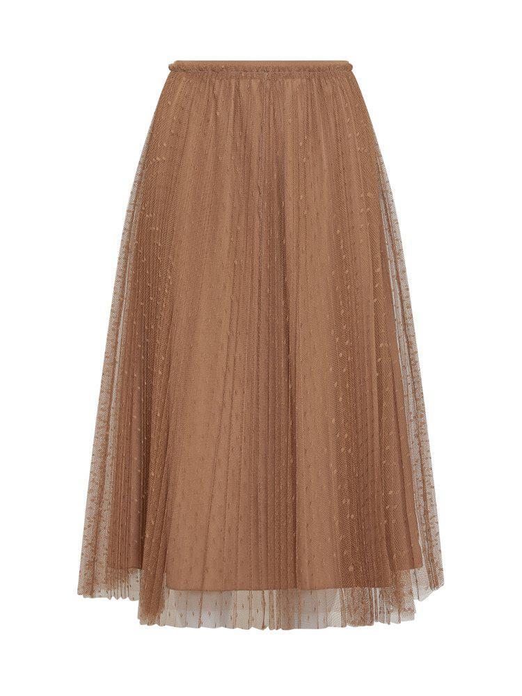 商品RED Valentino|REDValentino Elasticated Waistband Tulle Skirt,价格¥2980,第1张图片