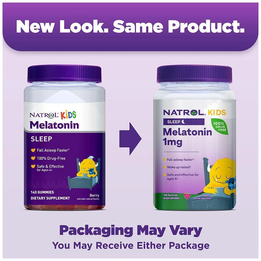 商品Natrol|Melatonin 1 mg Gummies Raspberry,价格¥140,第2张图片详细描述