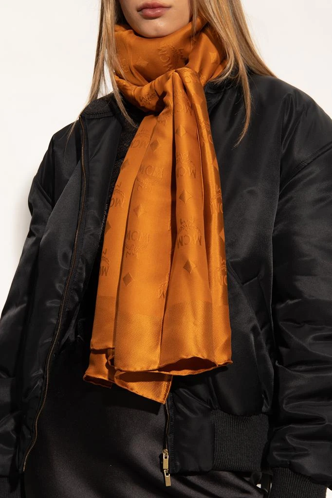 商品MCM|Silk scarf,价格¥2411,第2张图片详细描述