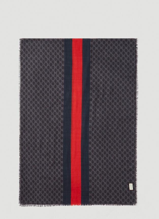 商品Gucci|GG Wool Scarf in Black,价格¥3106,第5张图片详细描述