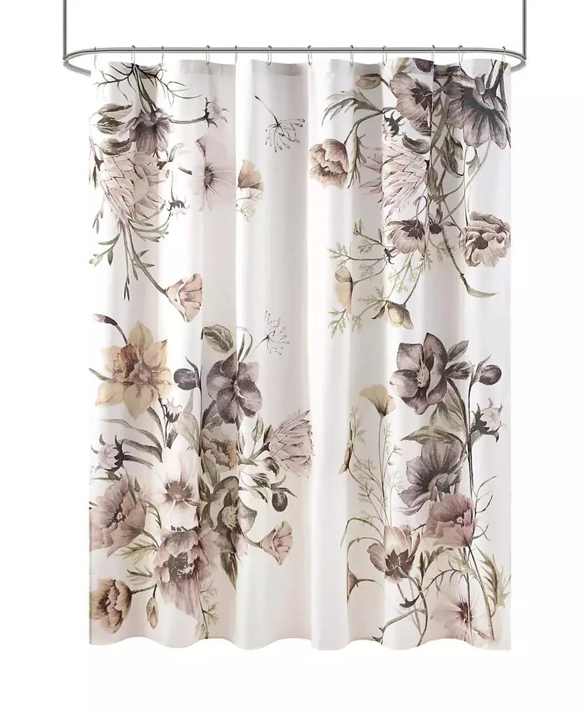 商品Madison Park|Cassandra Printed Cotton Shower Curtain, 72" x 72",价格¥420,第1张图片