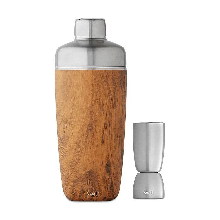 商品S'well|Teakwood Shaker Set, 18 oz.,价格¥298,第1张图片详细描述