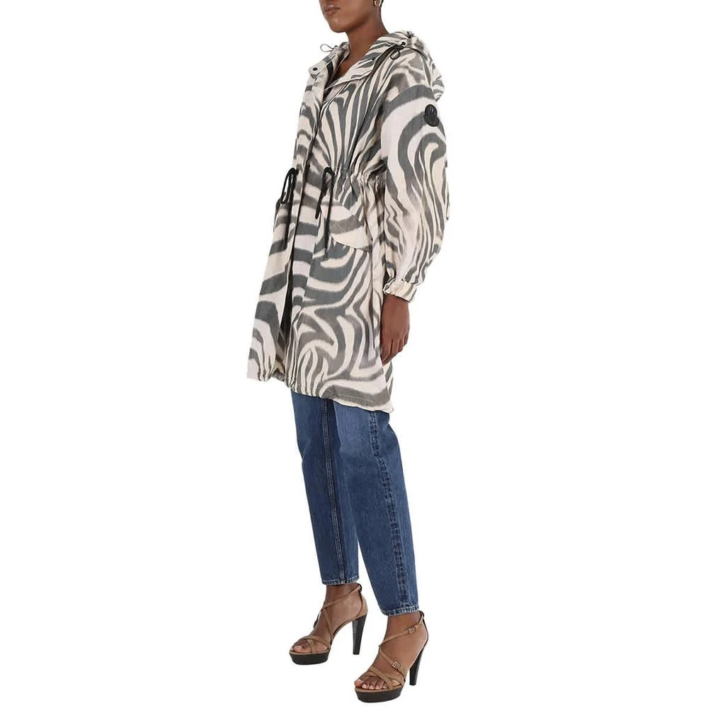 商品Moncler|Moncler Zebra-print Achird Long Parka Coat, Brand Size 0 (X-Small),价格¥5800,第3张图片详细描述