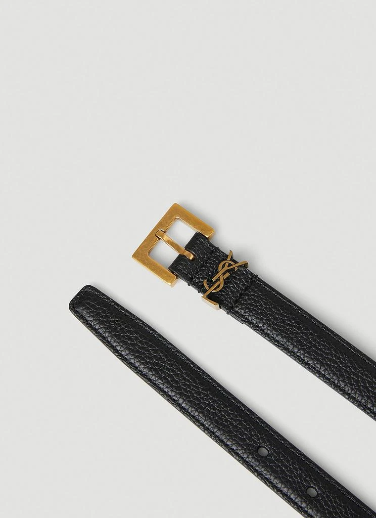 商品Yves Saint Laurent|Cassandre Thin Belt,价格¥2703,第3张图片详细描述