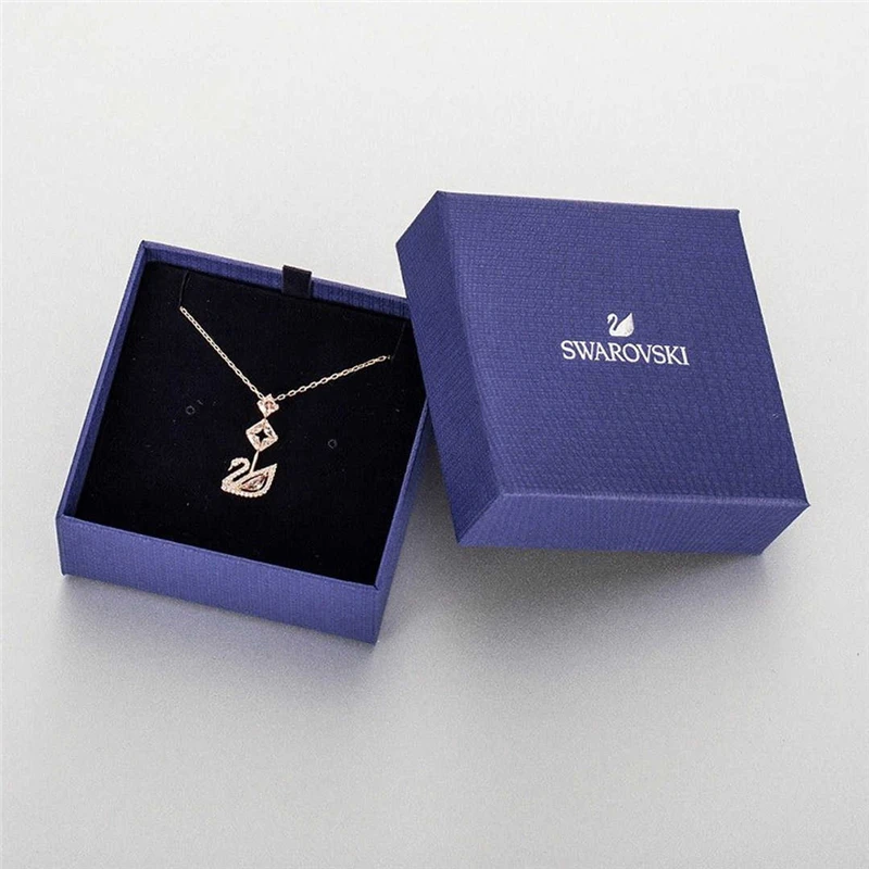 Swarovski 施华洛世奇 女士镀玫瑰金色粉色天鹅吊坠项链 5473024 商品