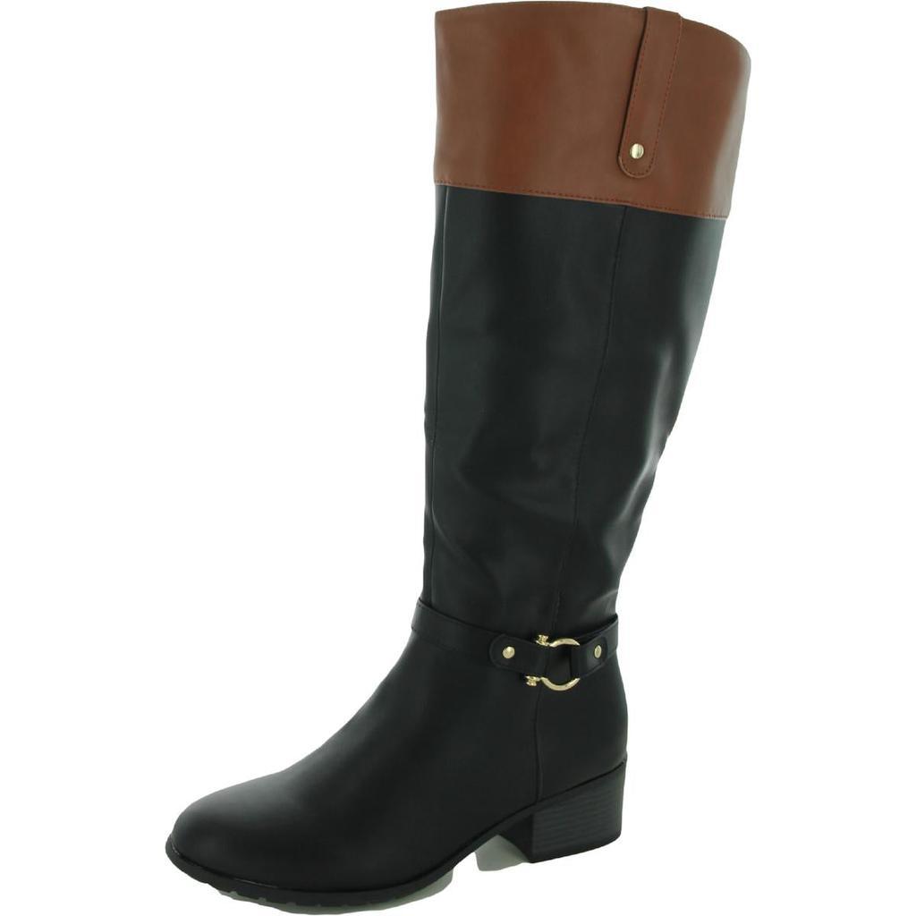 商品Karen Scott|Karen Scott Womens Vickyy Extra Wide Calf Knee-High Boots,价格¥105-¥128,第5张图片详细描述