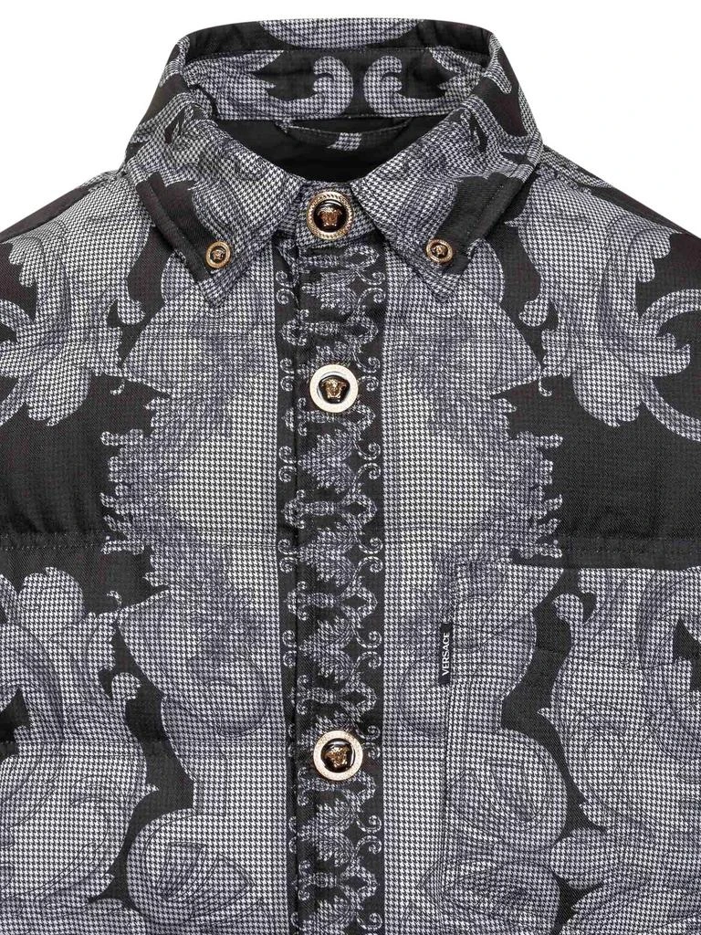 商品Versace|Versace Baroque Pattern Long Sleeved Jacket,价格¥14466,第4张图片详细描述