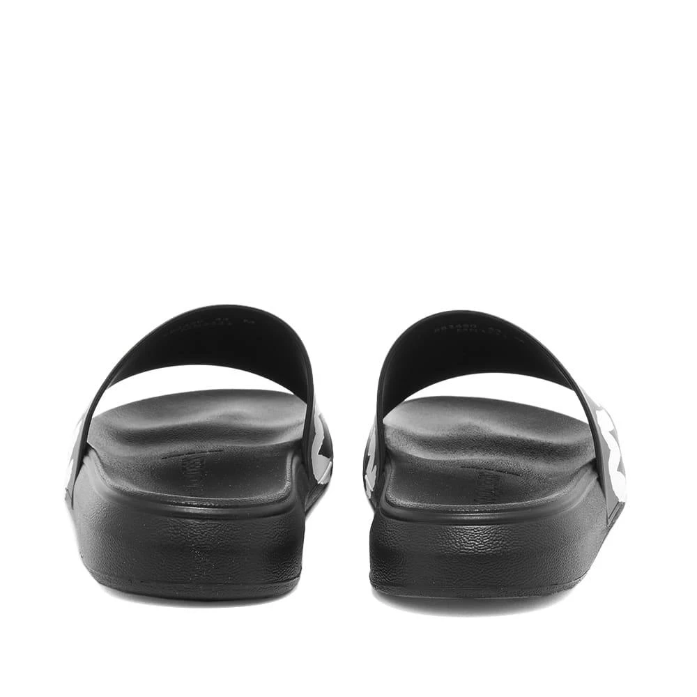 商品Alexander McQueen|Alexander McQueen Graffitti Logo Pool Slide,价格¥1256,第3张图片详细描述