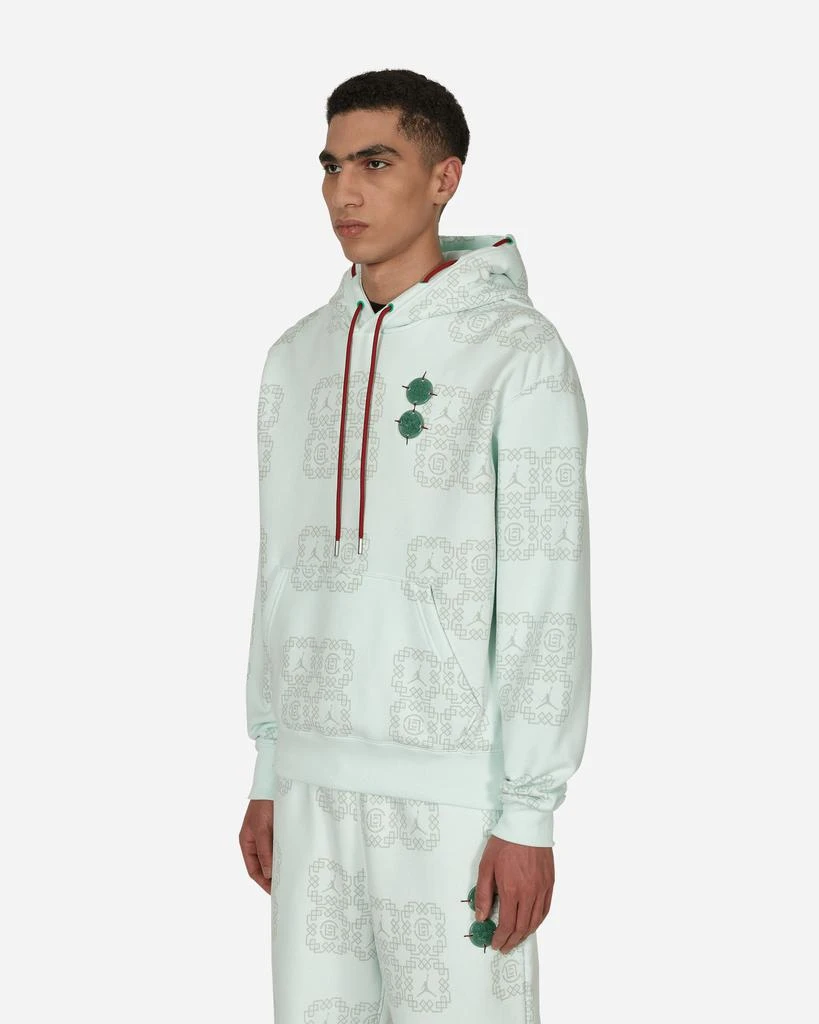 商品Jordan|CLOT All-Over Print Hooded Sweatshirt Green,价格¥521,第2张图片详细描述