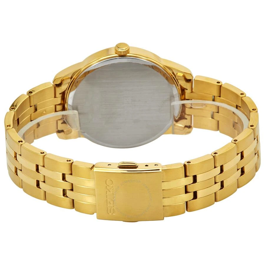 商品Seiko|Essential Quartz White Dial Yellow Gold-tone Men's Watch SUR404,价格¥842,第3张图片详细描述