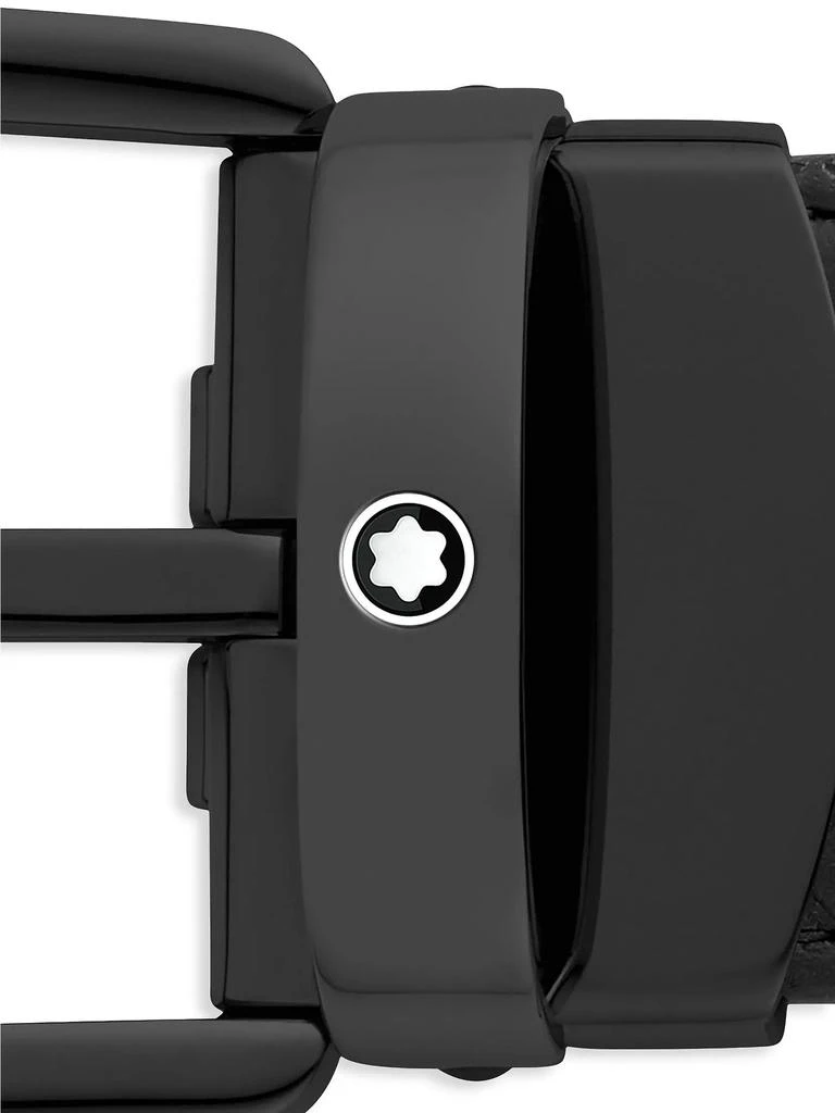 商品MontBlanc|Horseshoe Monogram Leather Belt,价格¥3463,第3张图片详细描述