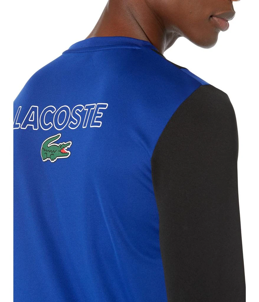 商品Lacoste|Long Sleeve Color-Block Ultra Dry Tee,价格¥599,第3张图片详细描述