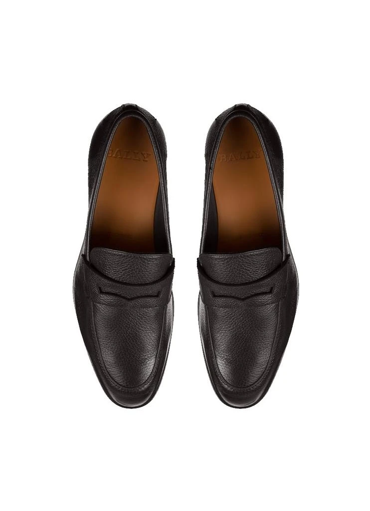 商品Bally|NEW Bally Webb Men's 6220952 Black Penny Loafers,价格¥2363,第2张图片详细描述