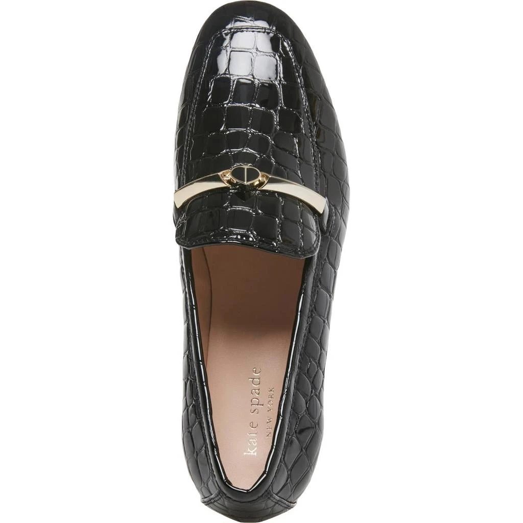 商品Kate Spade|Kate Spade Womens Lana Leather Croc Print Loafers,价格¥591,第4张图片详细描述