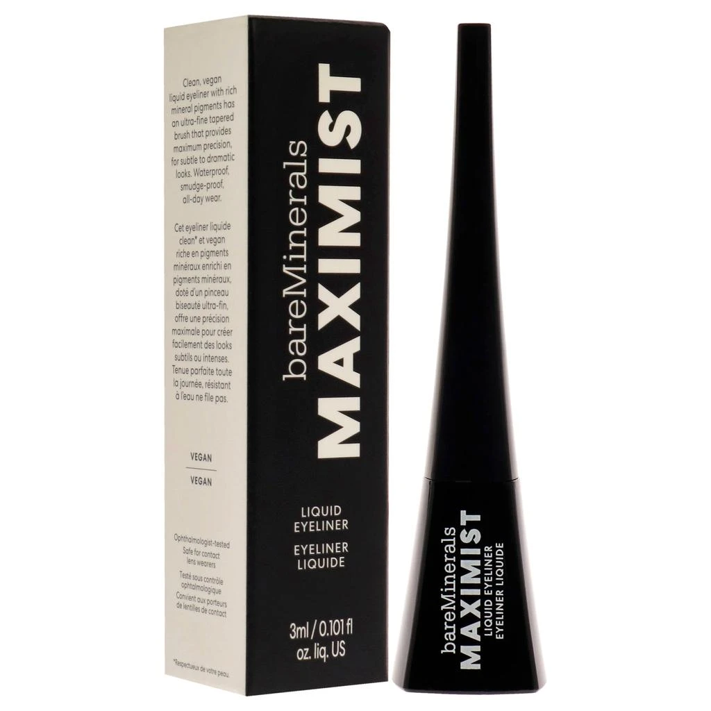 商品BareMinerals|Maximist Liquid Eyeliner by bareMinerals for Women - 0.101 oz Eyeliner,价格¥176,第2张图片详细描述