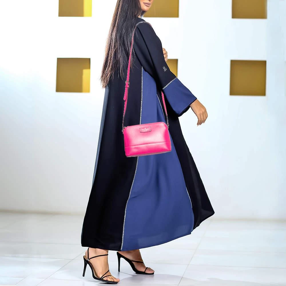 商品[二手商品] Kate Spade|Kate Spade Fuchsia Leather Crossbody Bag,价格¥1089,第2张图片详细描述