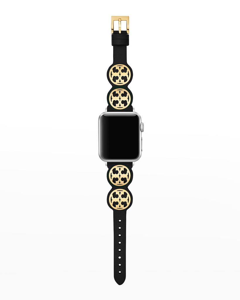 Miller Leather Apple Watch Band in Black, 38-40mm商品第2张图片规格展示