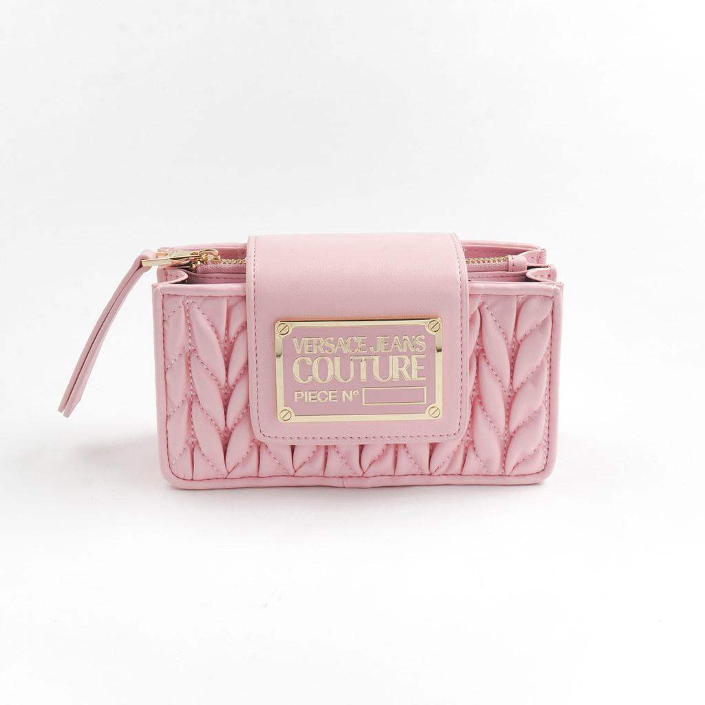 Handbag shoulder bag pink gold商品第2张图片规格展示