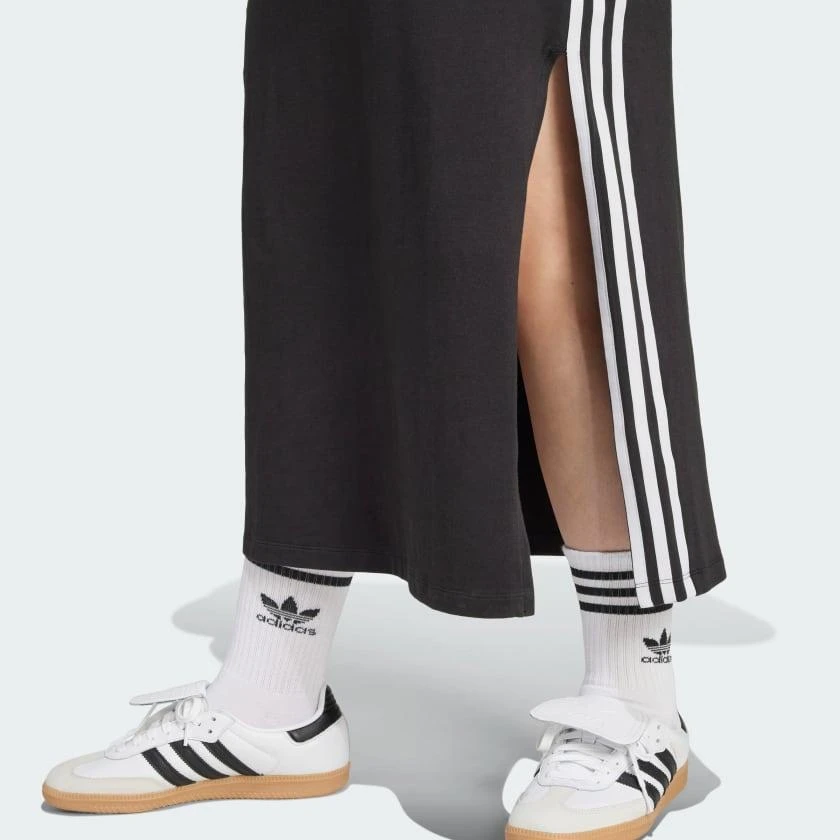 商品Adidas|Women's  Adicolor 3-Stripes Tank Dress Maxi (Plus Size),价格¥234,第5张图片详细描述