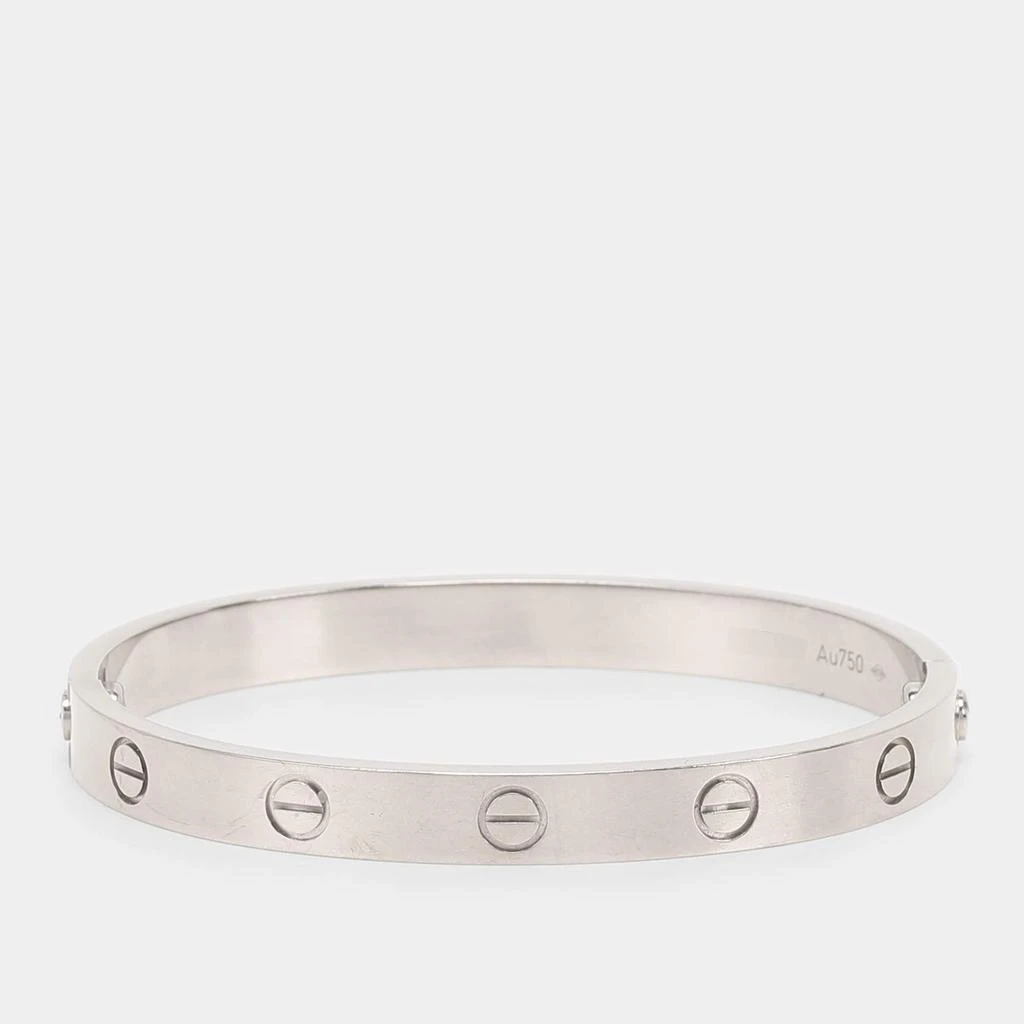商品[二手商品] Cartier|Cartier Love 18k White Gold Bracelet 16,价格¥38127,第1张图片
