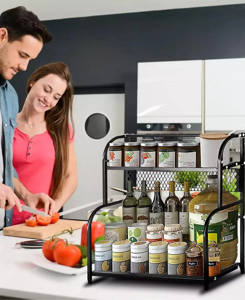 商品Cheer Collection|Kitchen organizer and Spice Rack,价格¥538,第4张图片详细描述