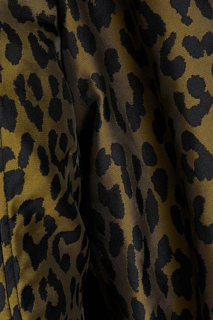 商品Ganni|Leopard-print satin-jacquard top,价格¥788,第2张图片详细描述