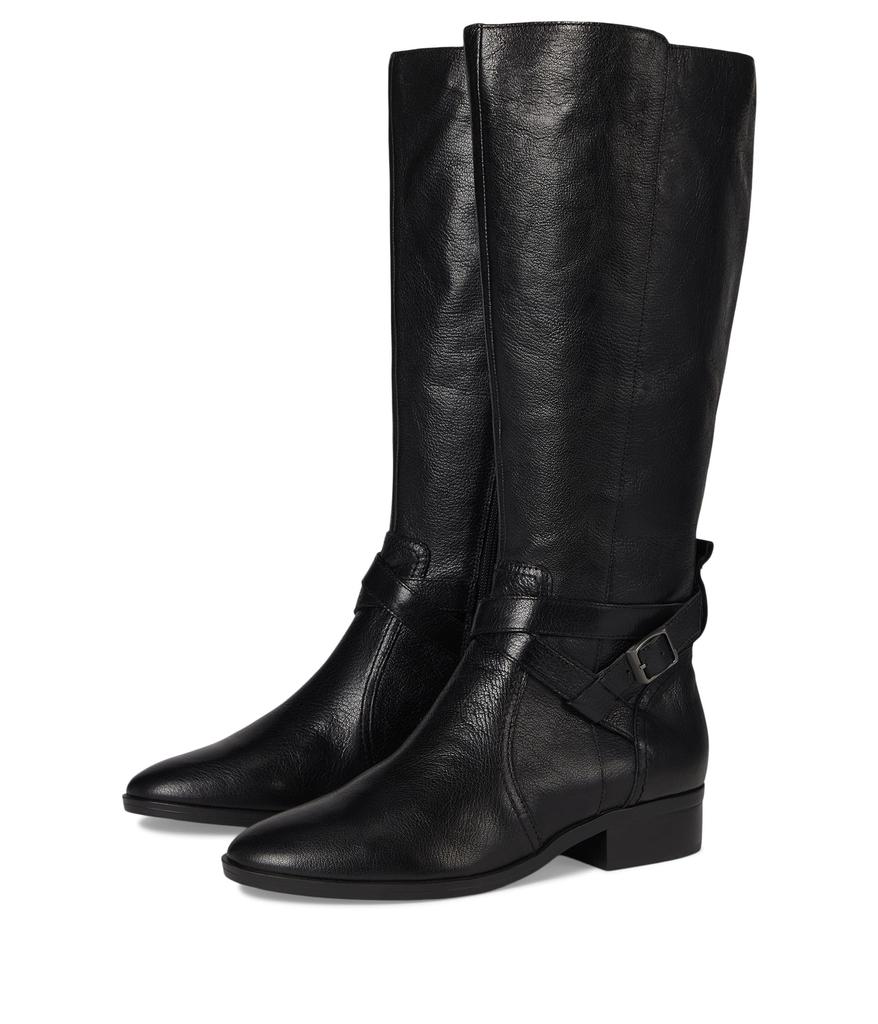 Stivali da donna Kalina J3012L1004, taglia US 10, in pelle nera, alti fino al ginocchio, modello KHD1515 image 2