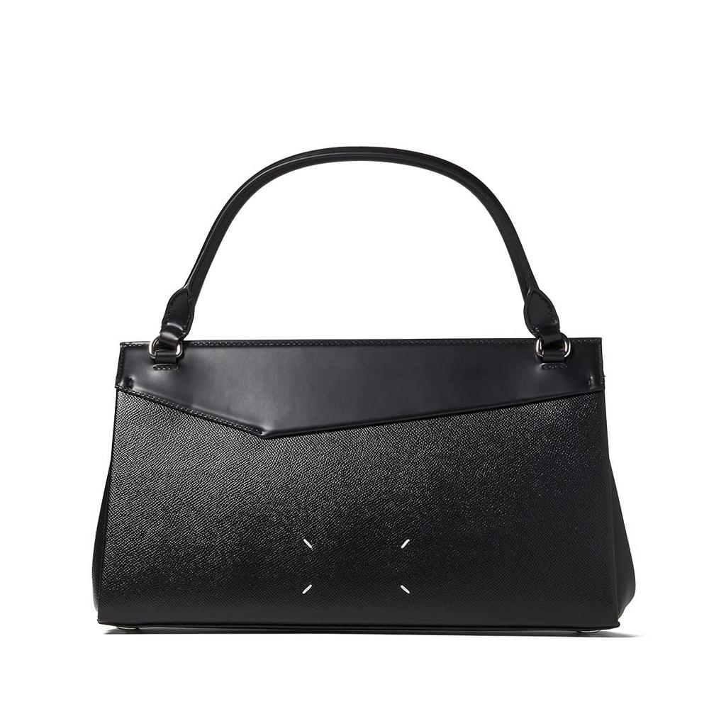 Grainy Leather Snatched Pocket Handbag商品第3张图片规格展示