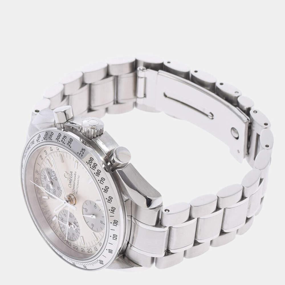 Omega Silver Stainless Steel Speedmaster Day-Date 3523.30 Men's Wristwatch 39 mm商品第5张图片规格展示